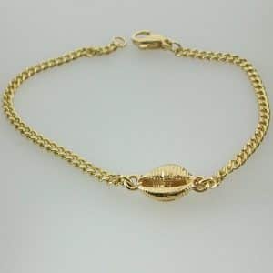 Gold Cowrie Bracelet