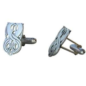 Aberlemno Celtic Cufflinks Silver
