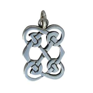 Berneray Silver Celtic Charm