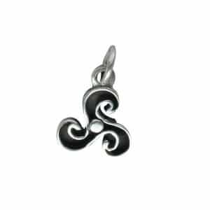 Boreray Silver Celtic Triscal Charm