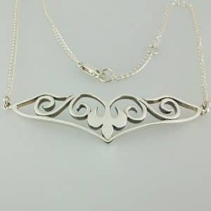 Silver Celtic Necklace Boreray