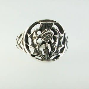 Braes Silver Thistle Ring