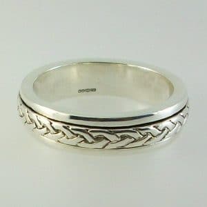 Breton Silver Celtic Spinning Ring