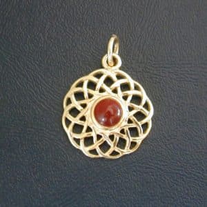 Calanais 9ct Cornelian Charm