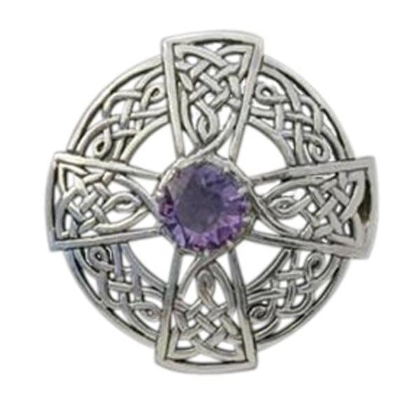 Dundalk Stone Set Brooch Hebridean Jewellery