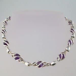 Eilidh Silver Amethyst Necklace