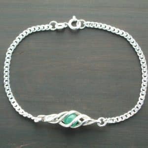 Eilidh Aventurine Silver Bracelet