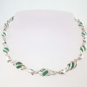 Eilidh Silver Aventurine Necklace