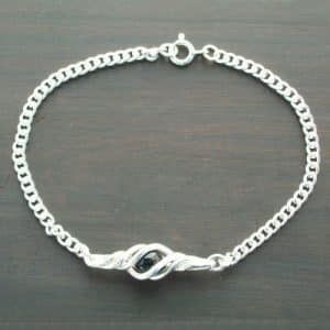 Eilidh Black Agate Bracelet