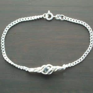 Eilidh Silver Hematite Bracelet