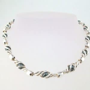 Eilidh Silver Hematite Necklace