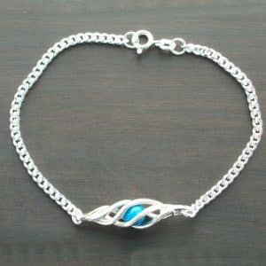 Eilidh Silver Turquoise Bracelet