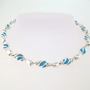 Eilidh Silver Turquoise Necklace