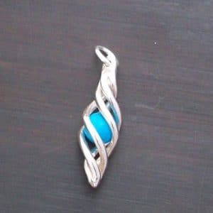 Eilidh Silver Turquoise Pendant