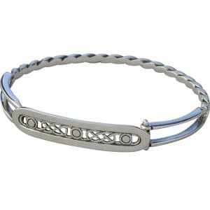 Silver Celtic Bangle Fada