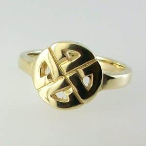 Gighay Celtic Knot Gold Ring