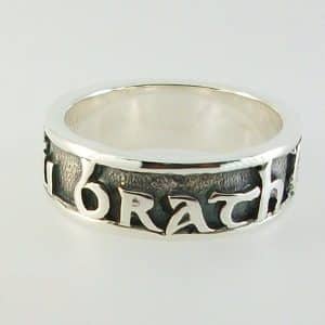 Gu Brath Silver Gaelic Ring