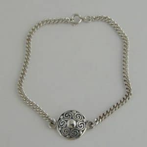 Gualan Celtic Silver Bracelet