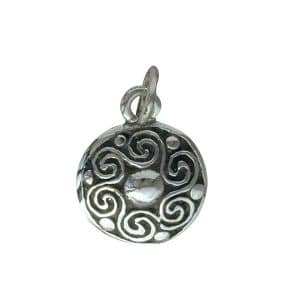 Gualan Silver Celtic Charm