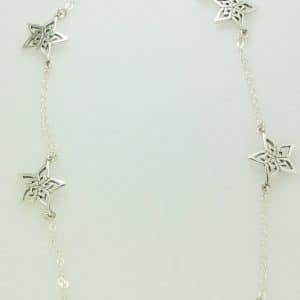 Hebridean Silver Celtic Star Necklace