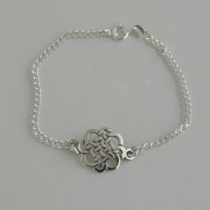 Heisker Silver Celtic Bracelet