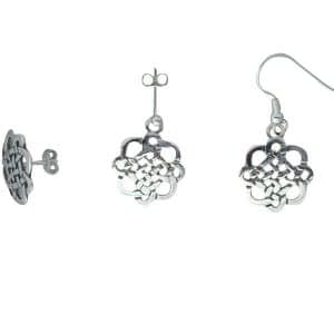 Heisker Silver Celtic Earrings