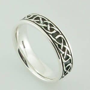 Iona Silver Celtic Knot Ring