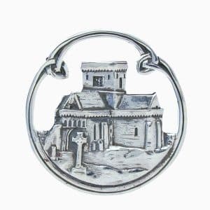 Iona Silver Brooch