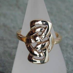 Kilberry Gold Celtic Ring
