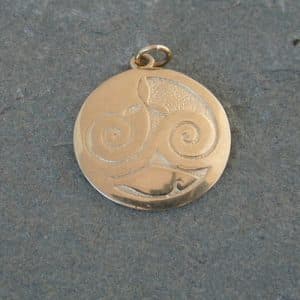 Mhorain Gold Celtic Charm