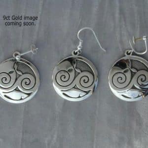Mhorain Gold Celtic Earrings