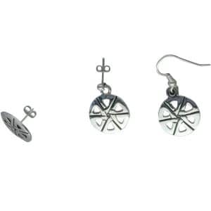 Mingulay Silver Celtic Earrings