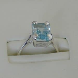 Ness Ring Blue Topaz