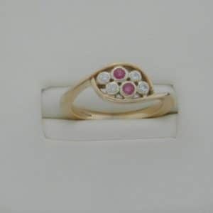 Nevis Ruby Diamond Ring