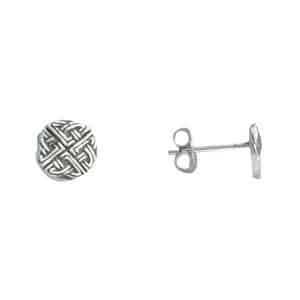 Rona Silver Celtic Earrings