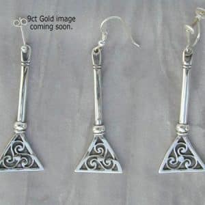 Scalpay Gold Celtic Earrings