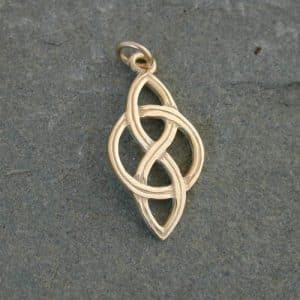 Sgeir A Chuain Gold Celtic Charm
