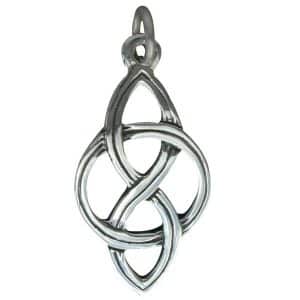 Sgeir A Chuain Silver Celtic Knot Charm