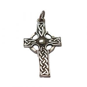 Silver Celtic Cross St Columba