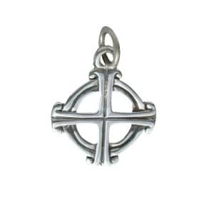 St Joseph Silver Cross Charm