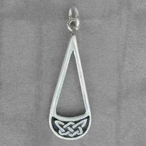 Taransay Silver Celtic Knot Charm
