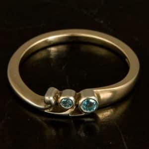 Tay Ring Blue Topaz