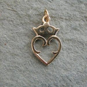 Gold Luckenbooth Charm