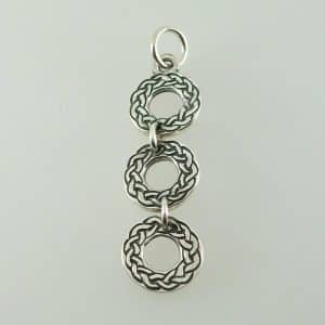 Tri Celtic Circle Pendant