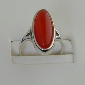 Silver Cornelian Ring Uig