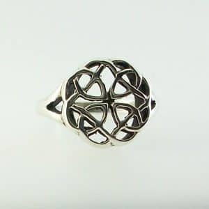 Westering Home Silver Celtic Twist Ring