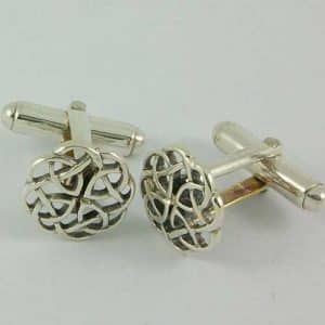 Westering Home Celtic Silver Cufflinks