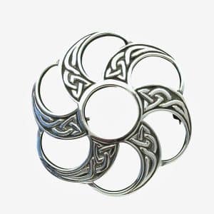 Duncreggan Silver Celtic Brooch