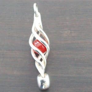Eilidh Carnelian Silver Pendant