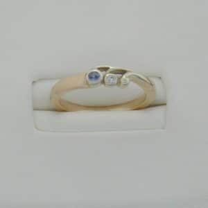 Tay Ring Sapphire Diamond